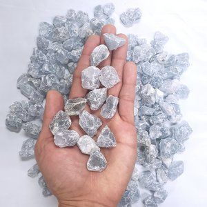 1 LB Celestite Crystals Rough Stones From Madagascar Bulk Healing Crystal Gems